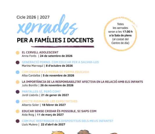 Puesta en marcha del octavo ciclo de «Charlas para familias y docentes»